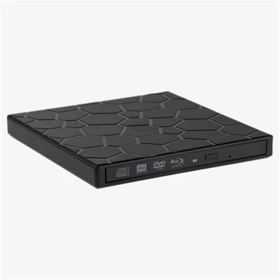 IRIS ROCK EXTERNAL Blu-Ray író, 8in1, USB 3.0, Read/write:CD/VCD/DVD/BD, tálcás, DVD-RW, fekete