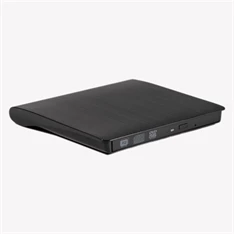 IRIS SLIM EXTERNAL DVD író, USB 3.0, Read/write:CD/VCD/DVD, tálcás, DVD-RW, fekete