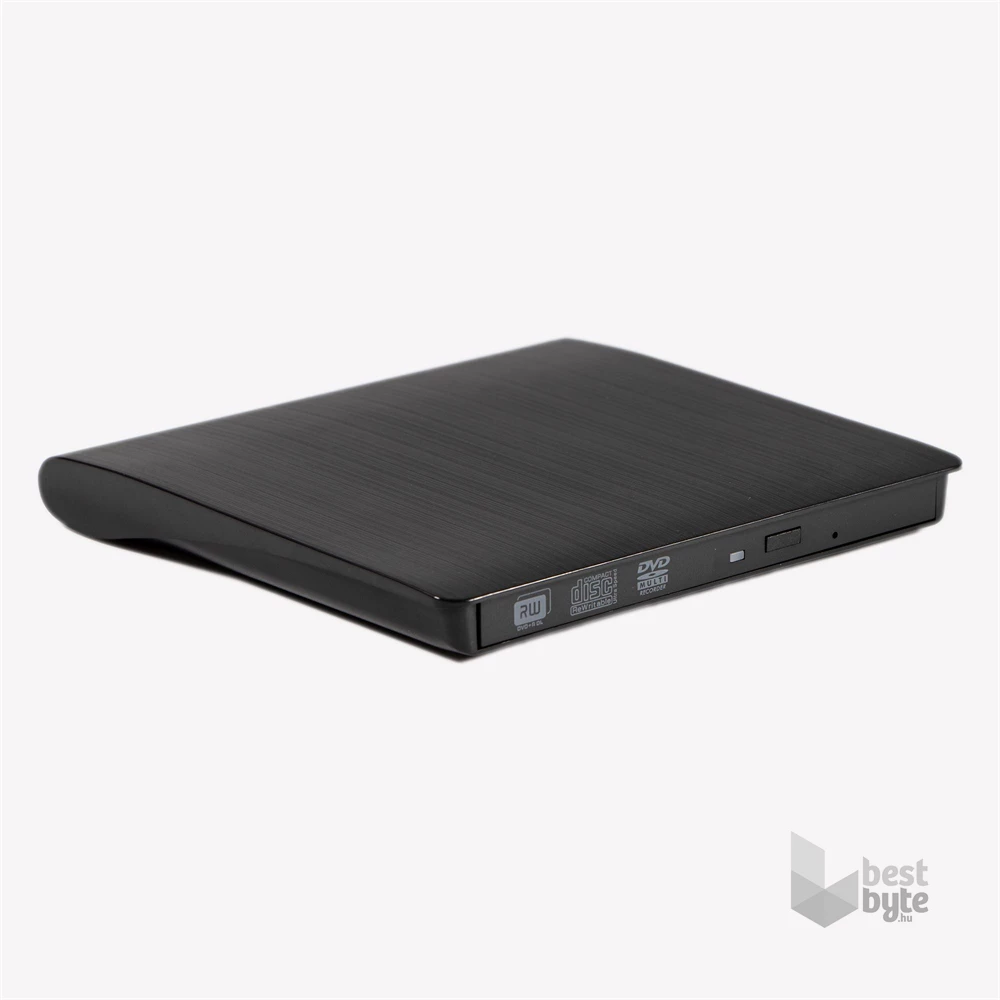 IRIS SLIM EXTERNAL DVD író, USB 3.0, Read/write:CD/VCD/DVD, tálcás, DVD-RW, fekete