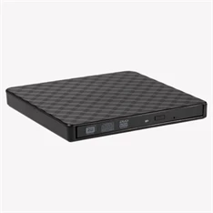 IRIS SQUARE EXTERNAL külső DVD író, USB 3.0, Read/write:CD/VCD/DVD, tálcás, DVD-RW, fekete