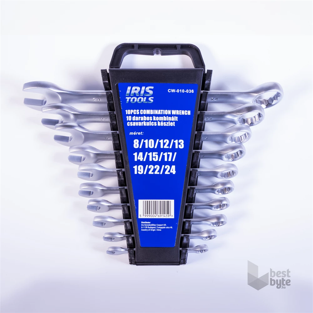 IRIS TOOLS CW-010-036 10 darabos kombinált csavarkulcs készlet
