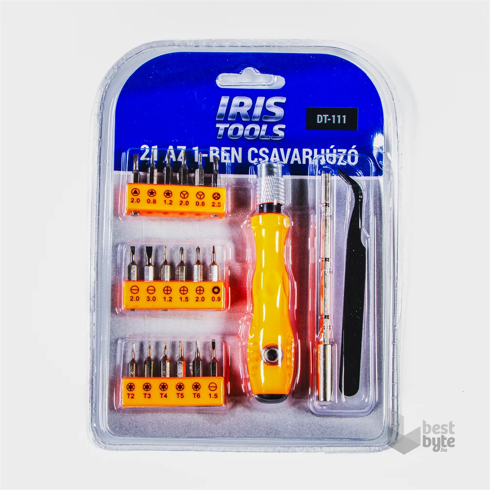 IRIS TOOLS DT-111 21 az 1-ben csavarhúzó