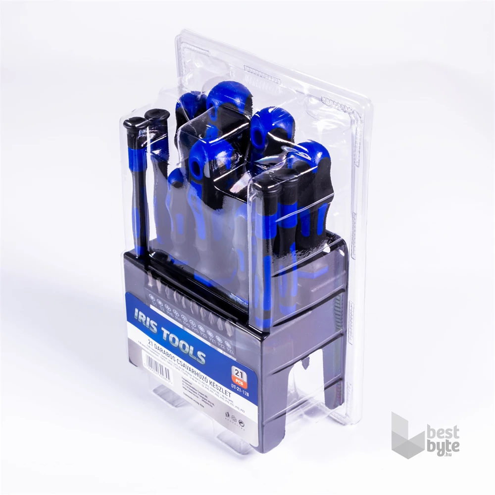IRIS TOOLS DT-21-128 21 darabos csavarhúzó készlet