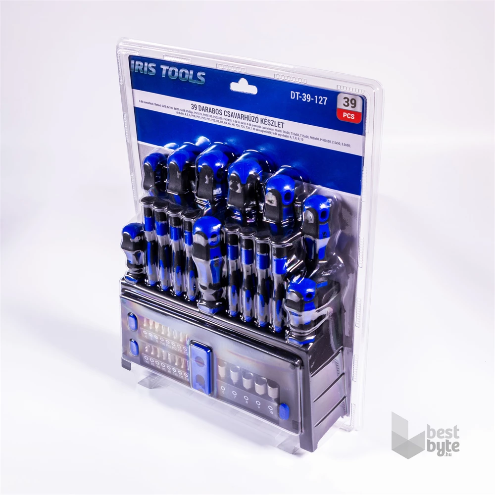 IRIS TOOLS DT-39-127 39 darabos csavarhúzó készlet