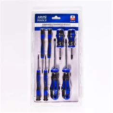 IRIS TOOLS DT-8-130 8 darabos csavarhúzó készlet