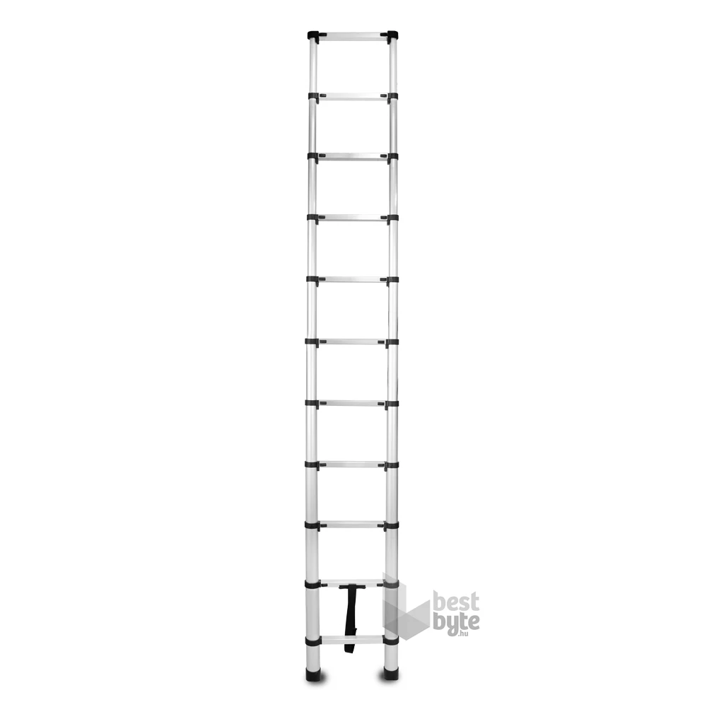 IRIS TOOLS HL-100 3,2 m teleszkópos acél létra, összecsukható, 125 kg teherbírás