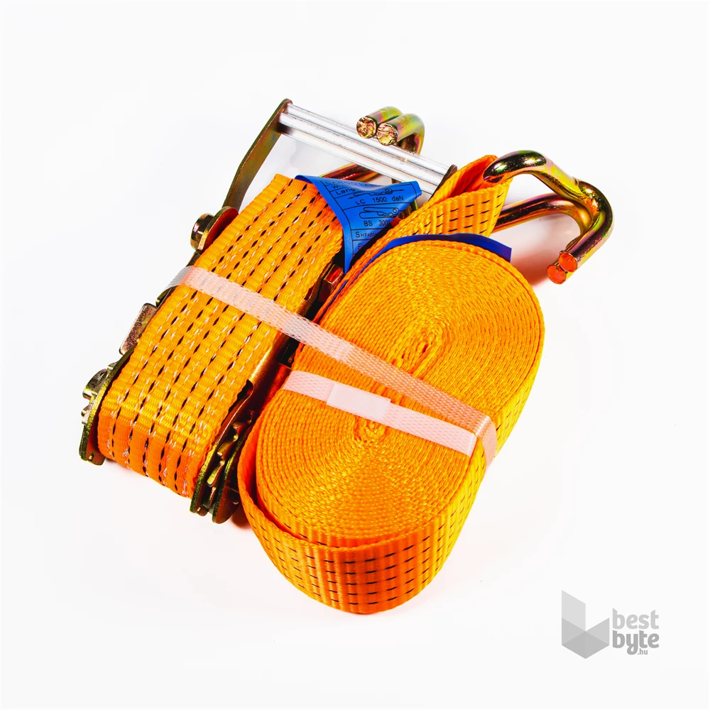 IRIS TOOLS ITCLS-8M2T rakományrögzítő szett, kétrészes racsnis spanifer, 2.000 kg, 8 m, 50 mm