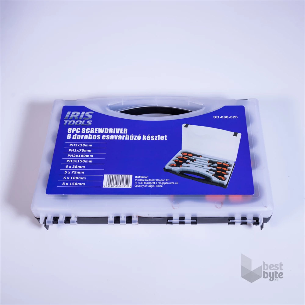 IRIS TOOLS SD-008-026 8 darabos csavarhúzó készlet