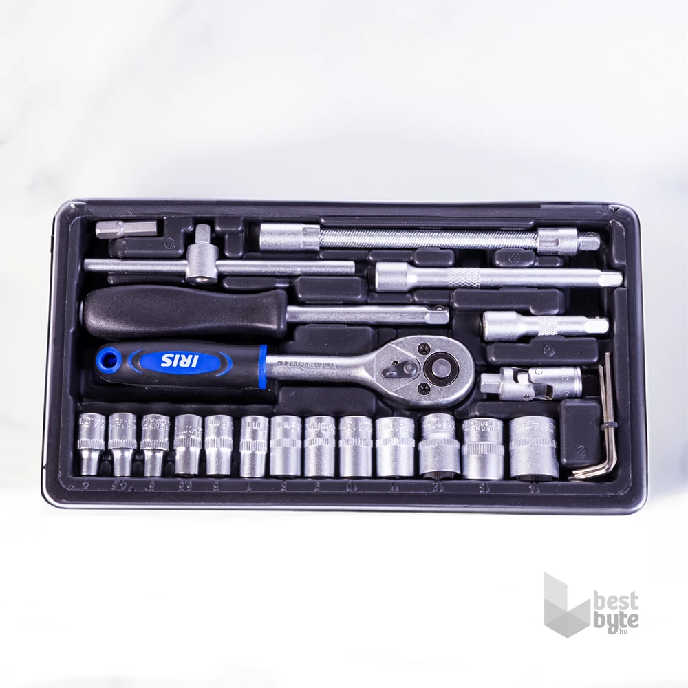 IRIS TOOLS SS-025-011 25 darabos dugókulcs készlet (1/4")