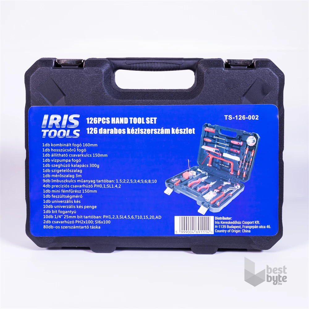 IRIS TOOLS TS-126-002 126 darabos kéziszerszám készlet
