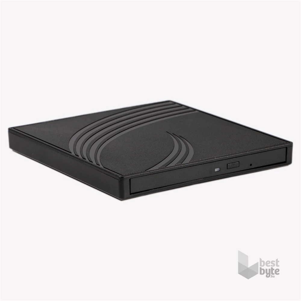 IRIS WAVE EXTERNAL külső DVD író, USB 3.0, Read/write:CD/VCD/DVD, tálcás, DVD-RW, fekete