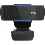 IRIS W-25 mikrofonos fekete/kék webkamera