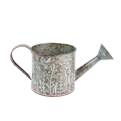 IRIS bádog öntöző kanna, pitypangos, rozsdás 27 cm