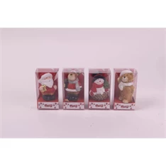 IRIS kerámia karácsonyi figurák 4,5 x 8,5 cm