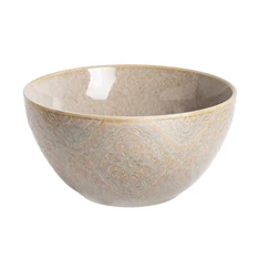 IRIS kerámia müzlis tál csempe homokszín 15,5cm