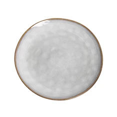 IRIS kerámia tányér krém 21,4x2,7cm