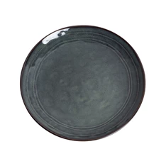 IRIS kerámia tányér zöld 21,4x2,7cm