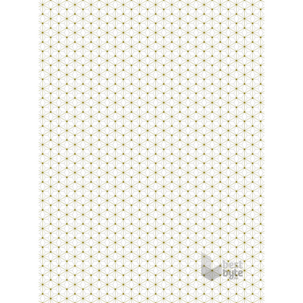 IRIS tekercses csomagoló fényes papír, henger, arany/ezüst, különböző mintákkal, 200x70cm, 60g/m2