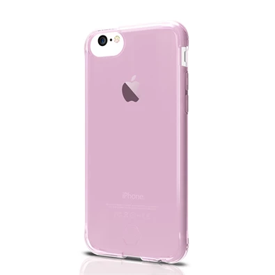 ITSKINS ZERO GEL DOUBLE PACK iPhone 8/7/6S/6 átlátszó halvány rózsaszín ütésálló hátlap