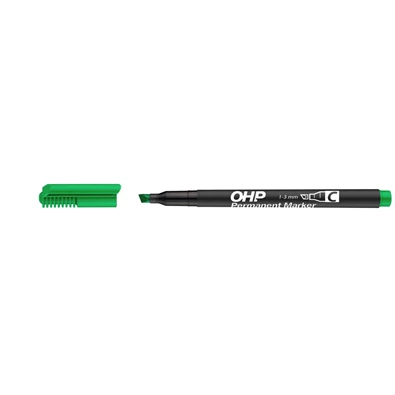 ICO OHP C 1-3mm vágott zöld permanent marker