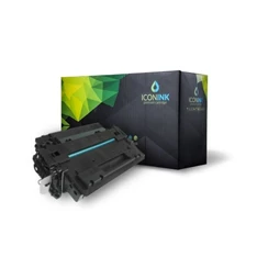 Iconink HP CE255A Canon CRG-524 utángyártott 6000 oldal fekete toner