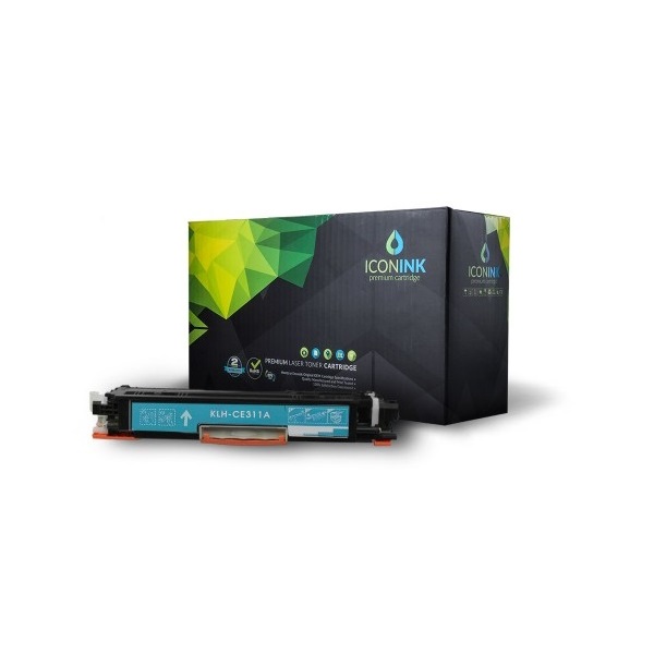 Iconink HP CE311A Canon CRG-129 CRG-329 CRG-429 CRG-529 CRG-729 CRG-929 utángyártott 1000 oldal cián toner