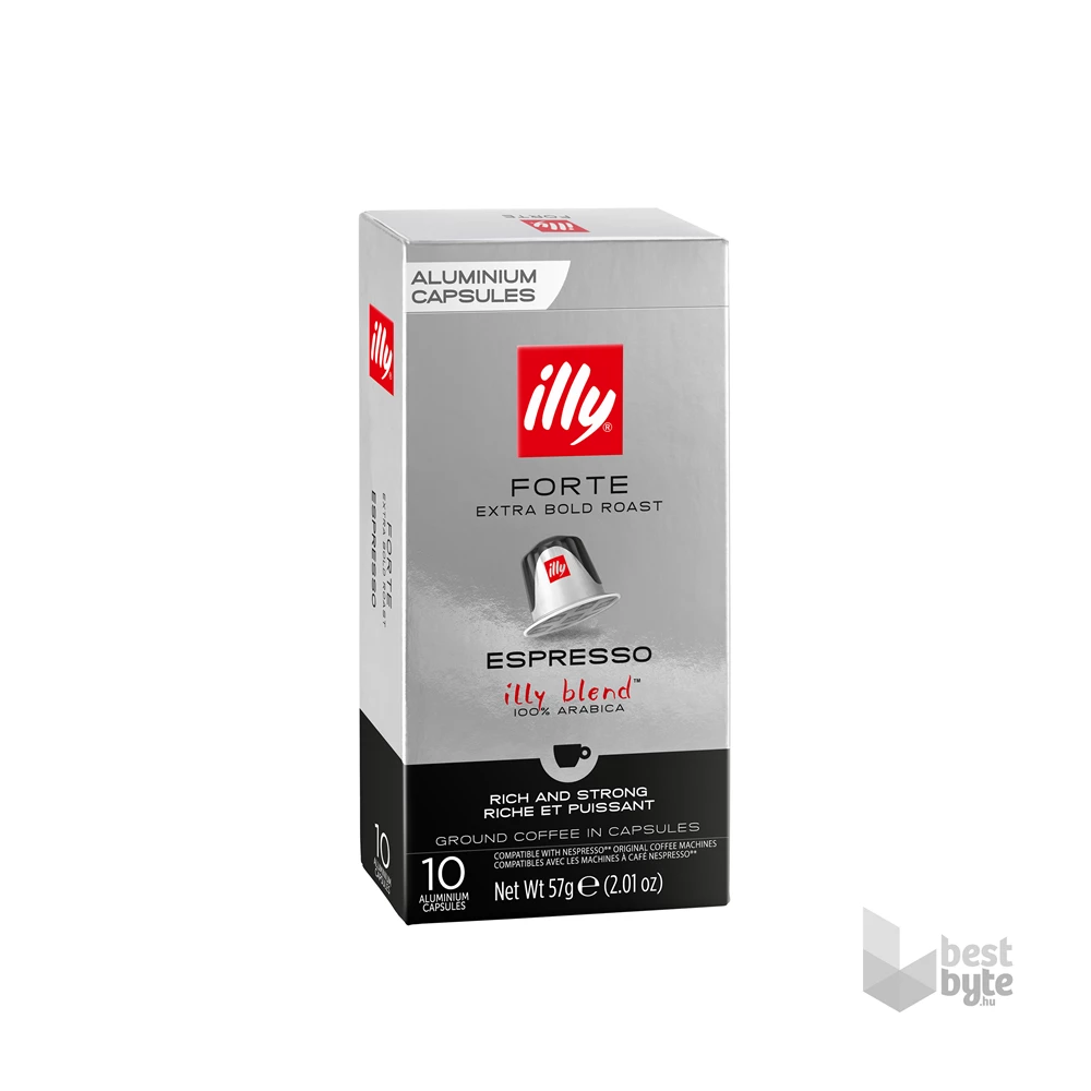 Illy NCC Espresso Forte Nespresso kompatibilis 10 db kávékapszula