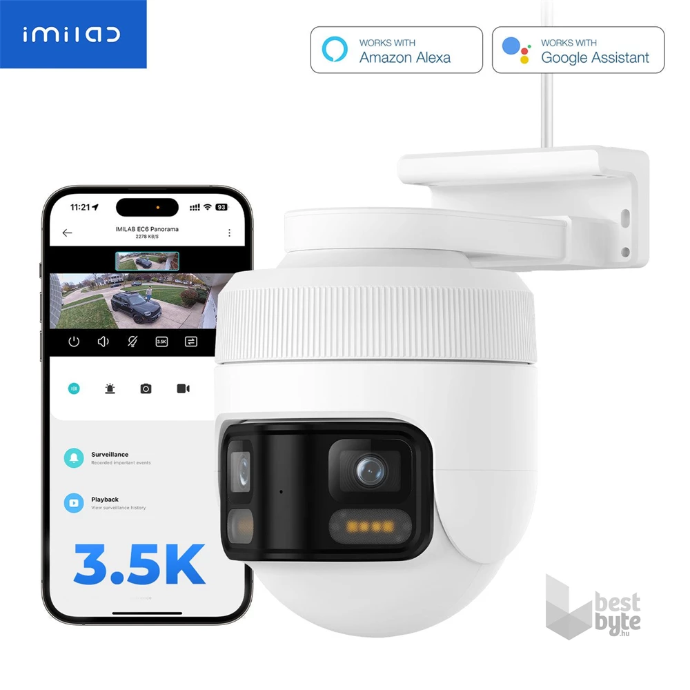 Imilab EC6 Panorama Outdoor Security Camera kültéri biztonsági kamera
