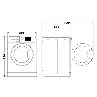 Indesit BDE 96436 EWSV EE mosó-szárítógép