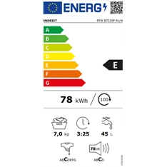 Indesit BTW B7220P EU/N 7 kg felültöltős mosógép