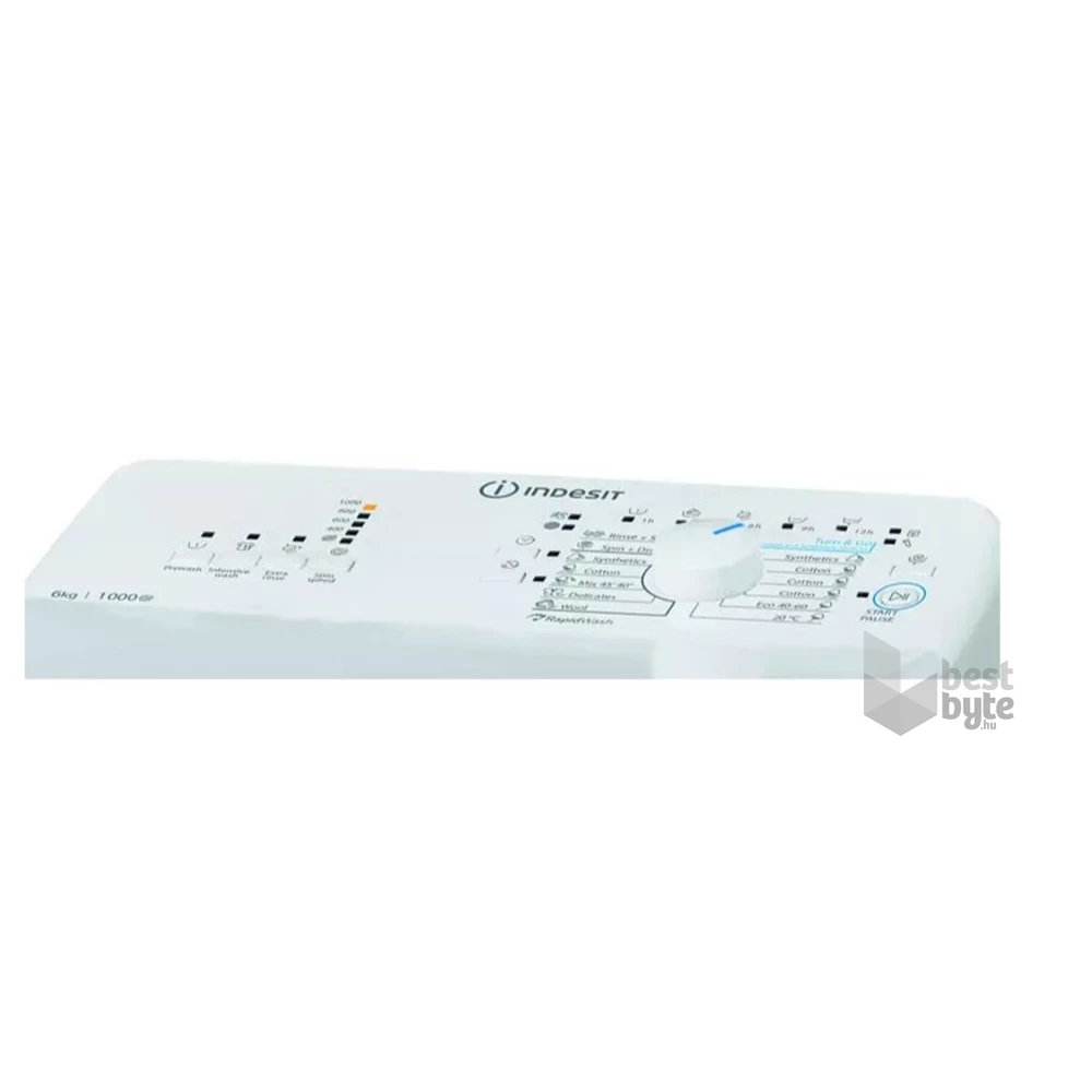 Indesit BTW L60300 EE/N fehér, felültöltős, max.1000ford., 6 kg, mosógép