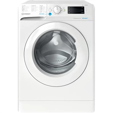 Indesit BWE 81285X W EE N fehér, elöltöltős, max.1200ford., 8 kg, mosógép