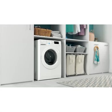 Indesit BWE 81285X W EE N fehér, elöltöltős, max.1200ford., 8 kg, mosógép