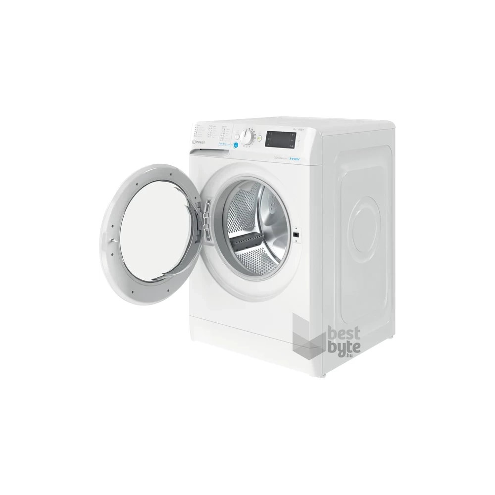Indesit BWE 81285X W EE N fehér, elöltöltős, max.1200ford., 8 kg, mosógép