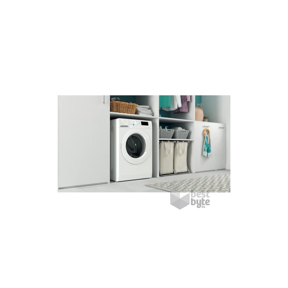 Indesit BWE 81285X W EE N fehér, elöltöltős, max.1200ford., 8 kg, mosógép