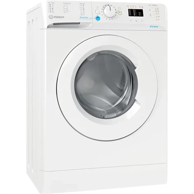 Indesit BWSA 61051 W EU N fehér, elöltöltős, max.1000ford., 6 kg, mosógép