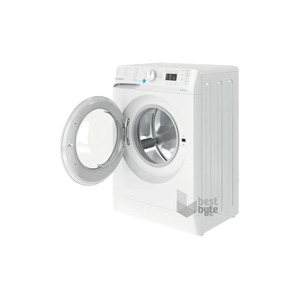 Indesit BWSA 61051 W EU N fehér, elöltöltős, max.1000ford., 6 kg, mosógép
