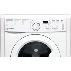 Indesit EWUD 41251 W EU N fehér, elöltöltős, keskeny, max.1200ford., 4 kg, mosógép