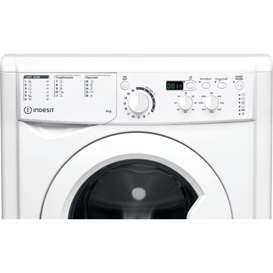 Indesit EWUD 41251 W EU N fehér, elöltöltős, keskeny, max.1200ford., 4 kg, mosógép
