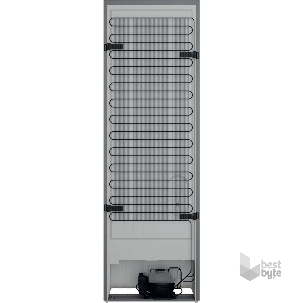Indesit INFC8 TI21X inox, alulfagyasztós, Hűtő:231L, Fagyasztó:104L, Total No frost hűtőszekrény