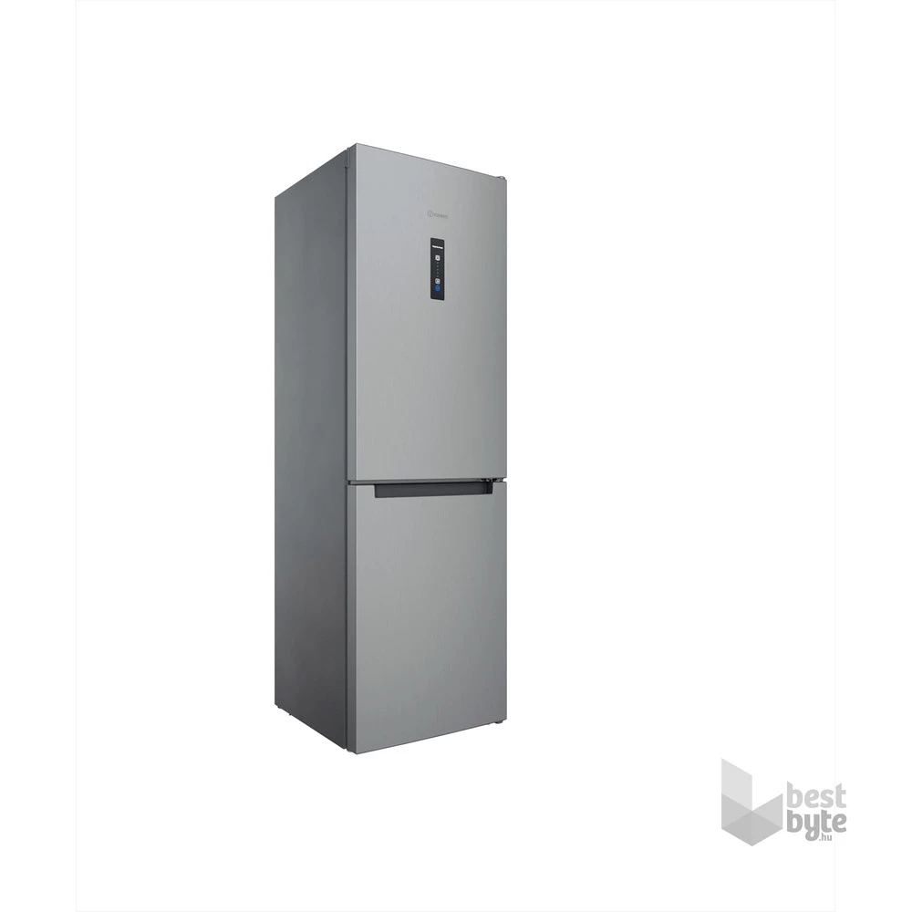 Indesit INFC8 TO32X inox, alulfagyasztós, Hűtő:231L, Fagyasztó:104L, Total No frost hűtőszekrény