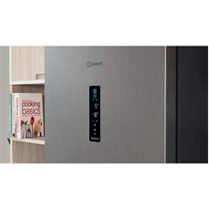 Indesit INFC8 TT33X inox alulfagyasztós hűtőszekrény