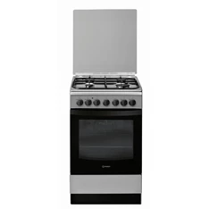 Indesit IS5G5PHX/E inox kombinált tűzhely