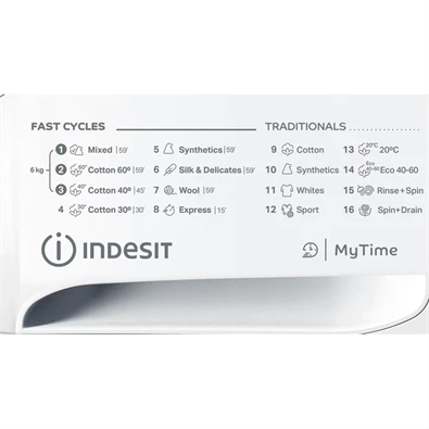 Indesit MTWSA 61252 W EE keskeny elöltöltős mosógép