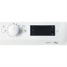 Indesit MTWSE 61252 WK EE fehér, elöltöltős, keskeny, max.1200ford., 6 kg, mosógép