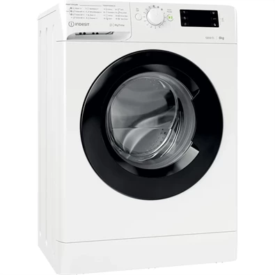 Indesit MTWSE 61252 WK EE fehér, elöltöltős, keskeny, max.1200ford., 6 kg, mosógép