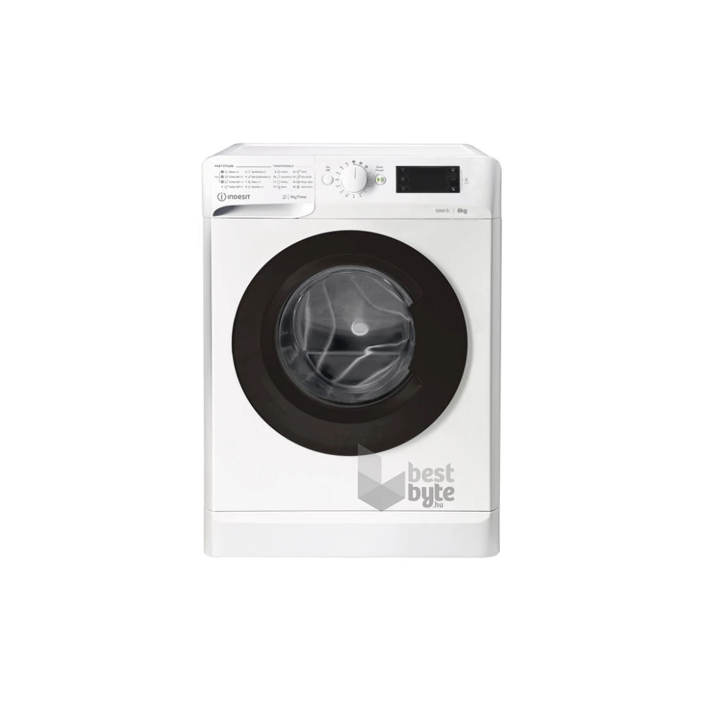 Indesit MTWSE 61252 WK EE fehér, elöltöltős, keskeny, max.1200ford., 6 kg, mosógép