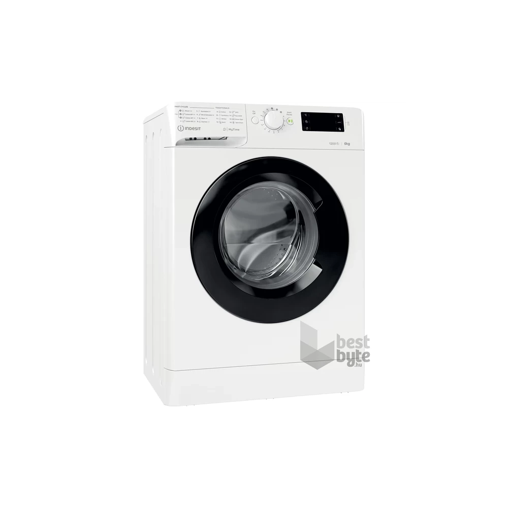 Indesit MTWSE 61252 WK EE fehér, elöltöltős, keskeny, max.1200ford., 6 kg, mosógép