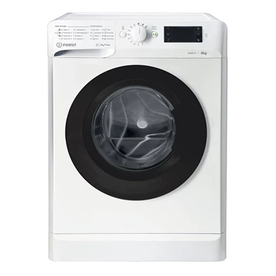 Indesit MTWSE 61252 WK EE fehér, elöltöltős, keskeny, max.1200ford., 6 kg, mosógép