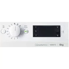Indesit MTWSE 61294 WK EE fehér, elöltöltős, keskeny, max.1200ford., 6 kg, mosógép (Újszerű)